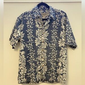 3/$18 Cooke Street Honolulu Mens Short Sleeve Tropical Button Up M Faded Effect